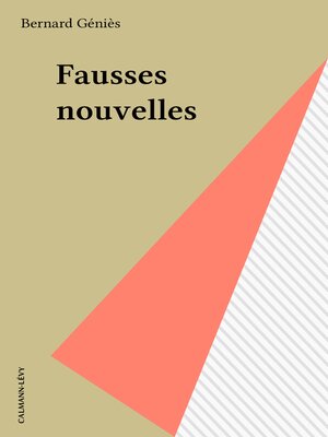 cover image of Fausses nouvelles